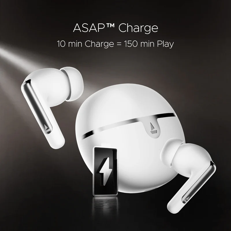 BoAt Airdopes 161 ANC Elite Original - White