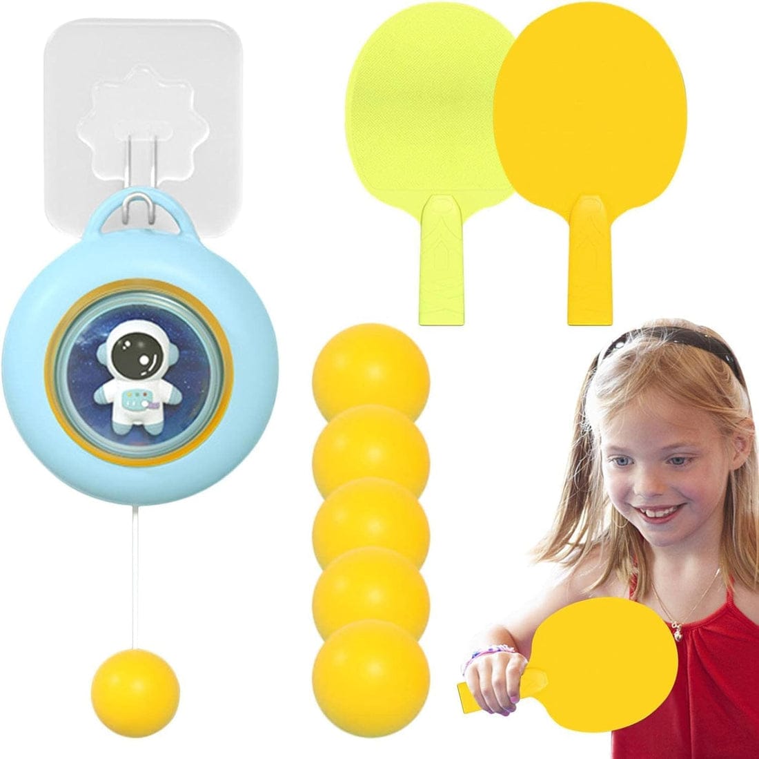 Hanging portable table tennis